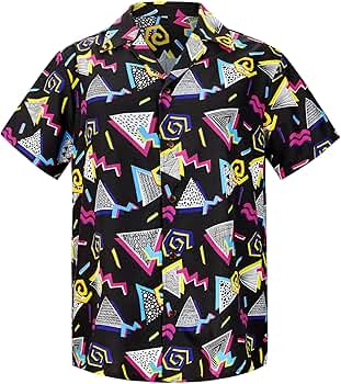 Amazon.com: 80s Shirts for Men Funny Vintage 90s Outfit